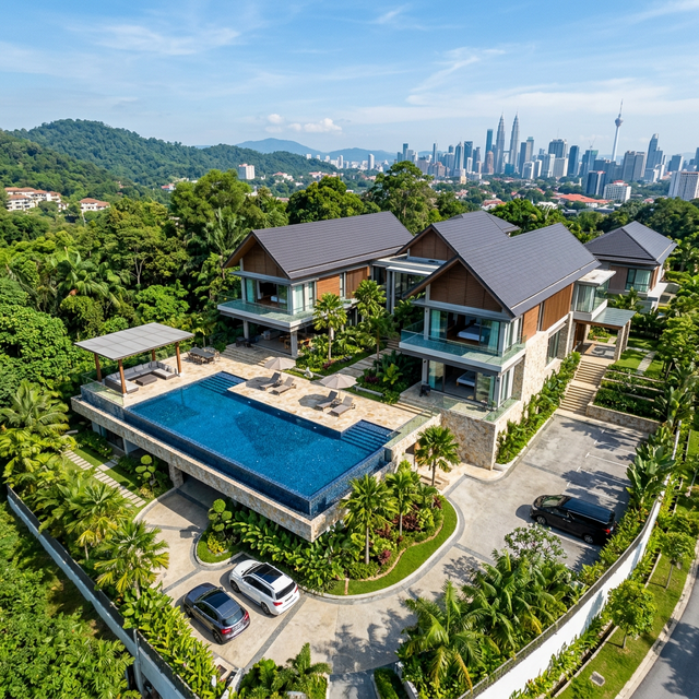 Property aerial view